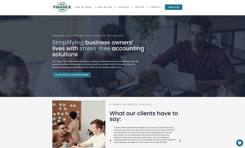Finance Without Borders Website