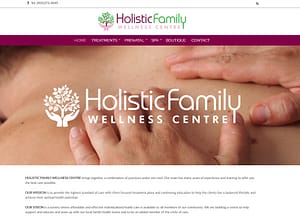 Holistic Family Wellness Website | www.holisticfamilywellness.com (no longer available)