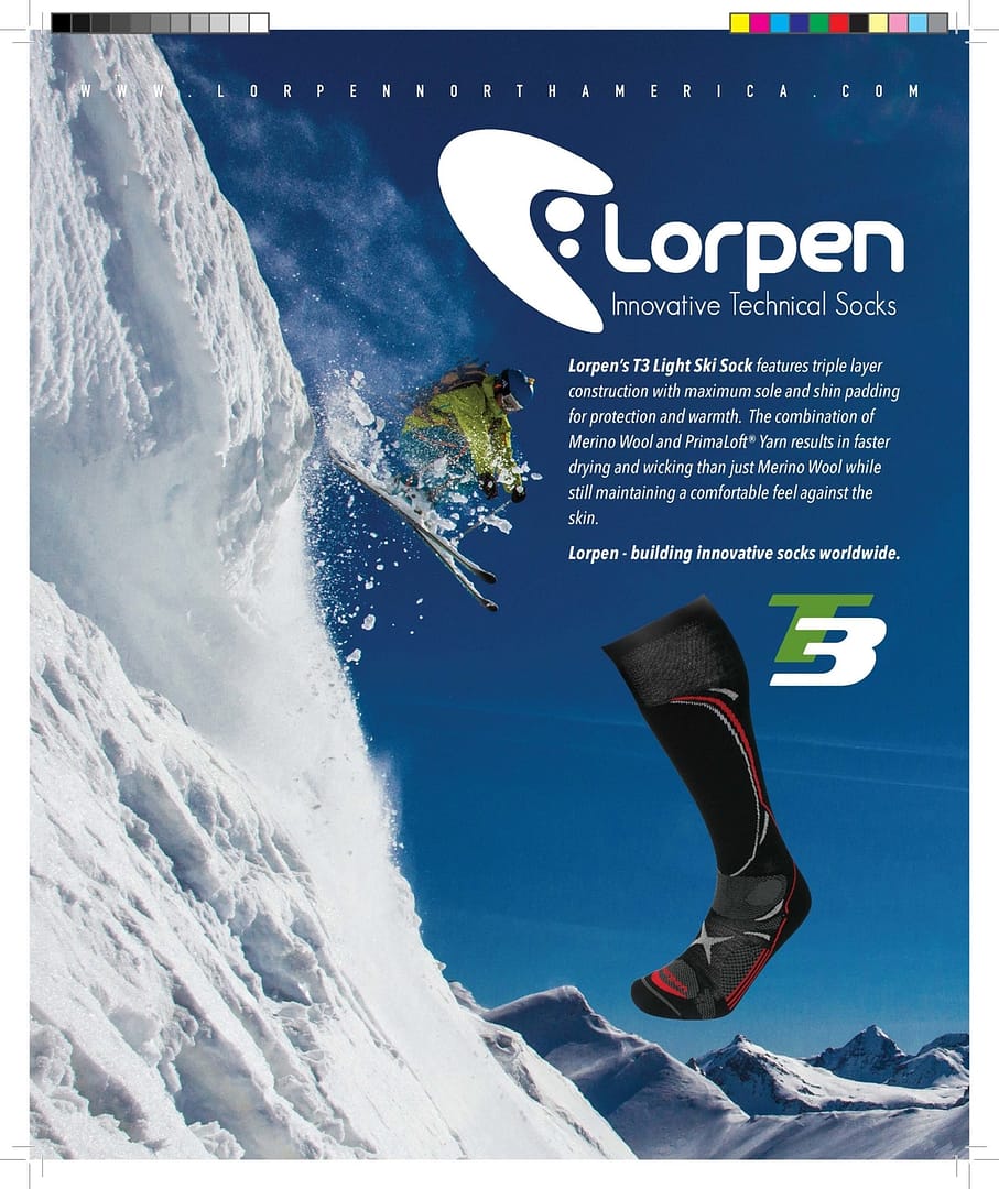 Lorpen Backcountry 2017 Magazine Print Ad